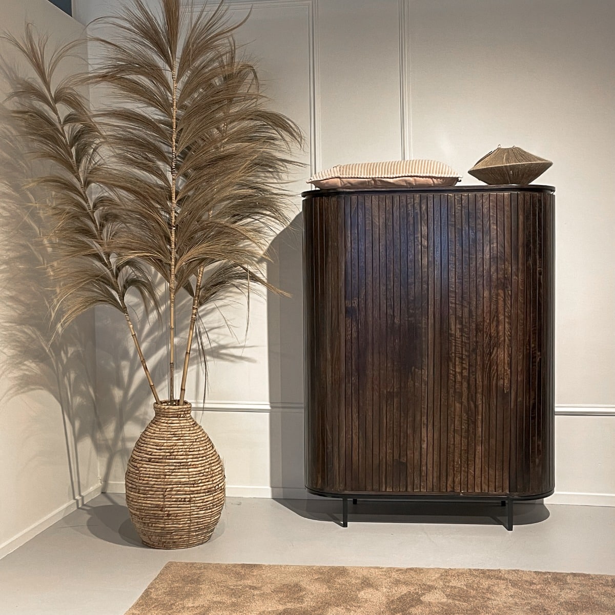 Livingfurn Opbergkast Noor Walnut 150cm