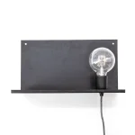 OPRUIMING By-Boo wandlamp Hyde zwart metaal
