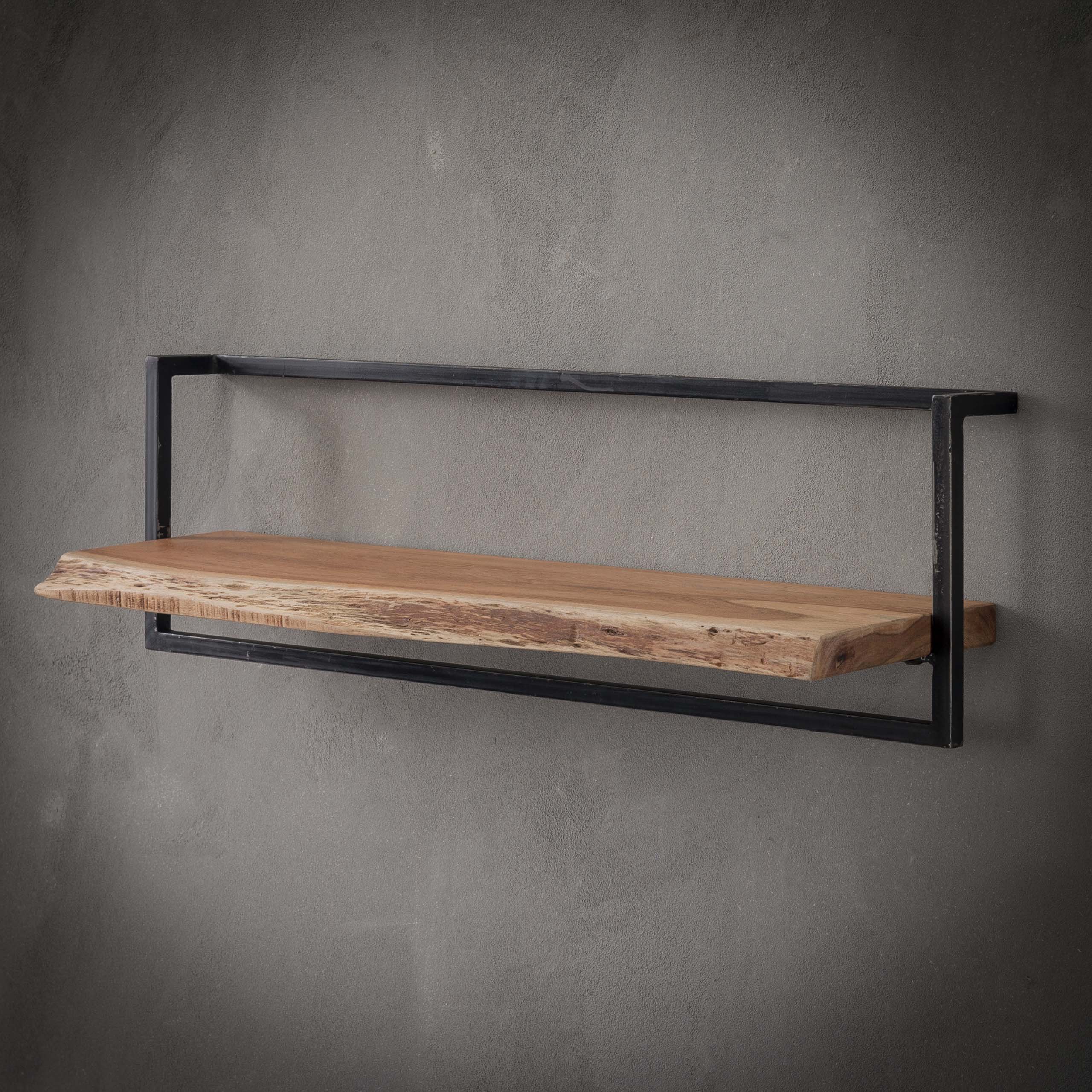 Wandplank Edge Frame 100cm / Massief acacia