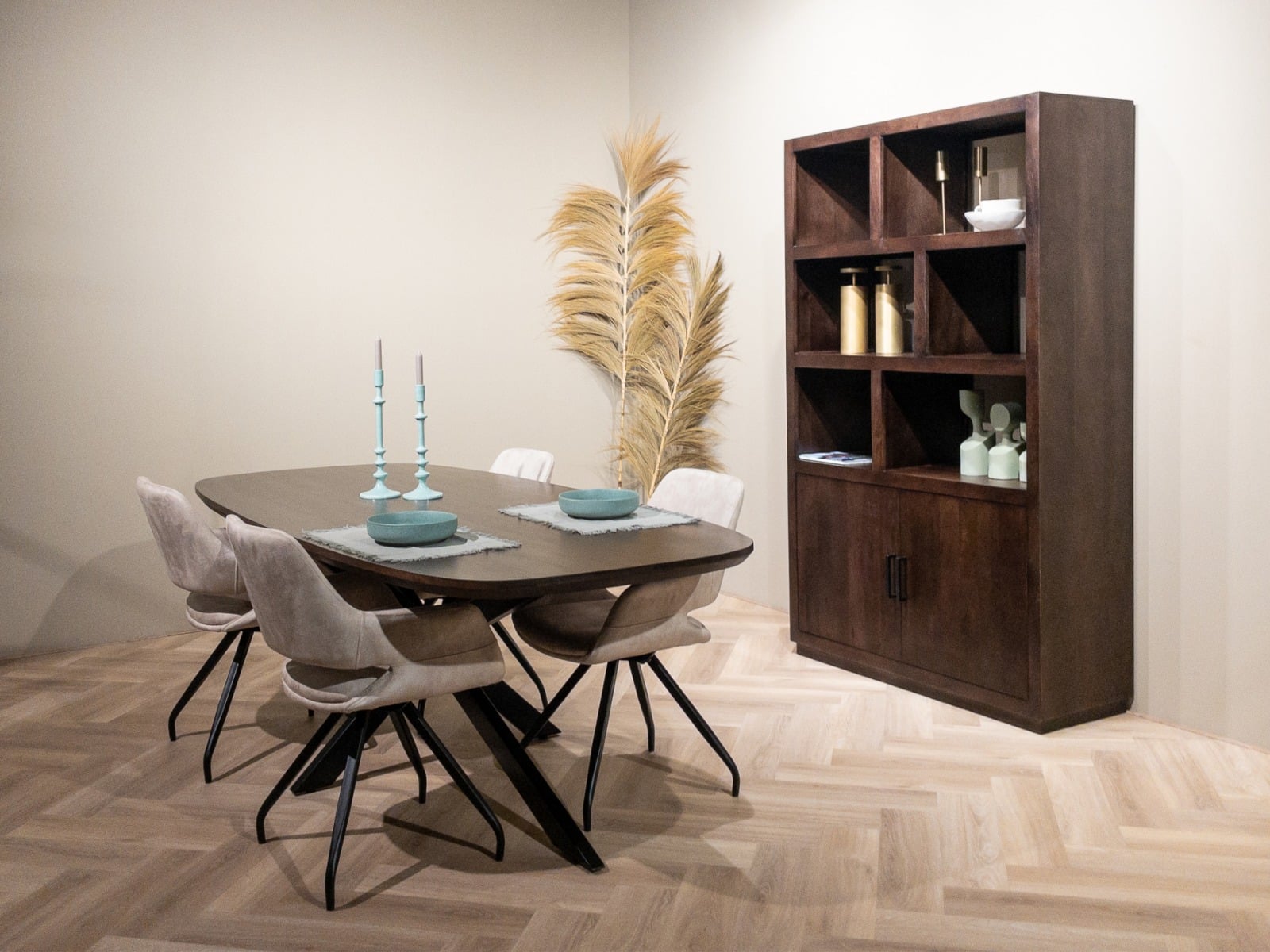 Livingfurn eettafel Jesper Danish Oval Brown 210cm