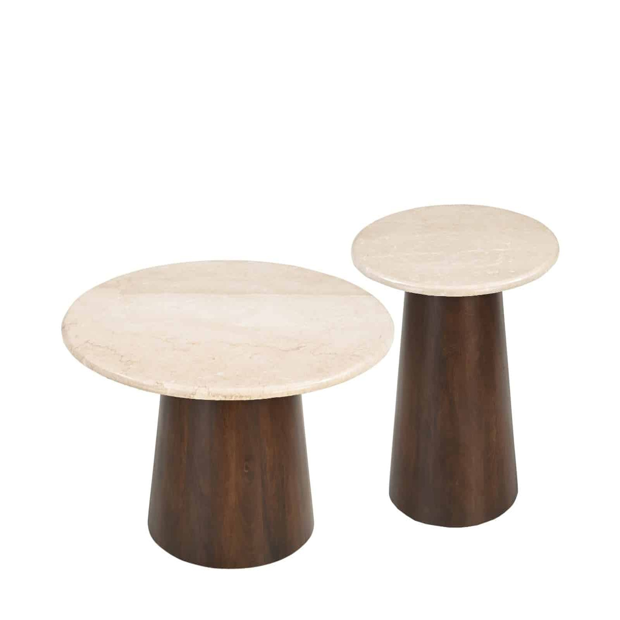 Livingfurn salontafel Brix Bottecino rond 45cm
