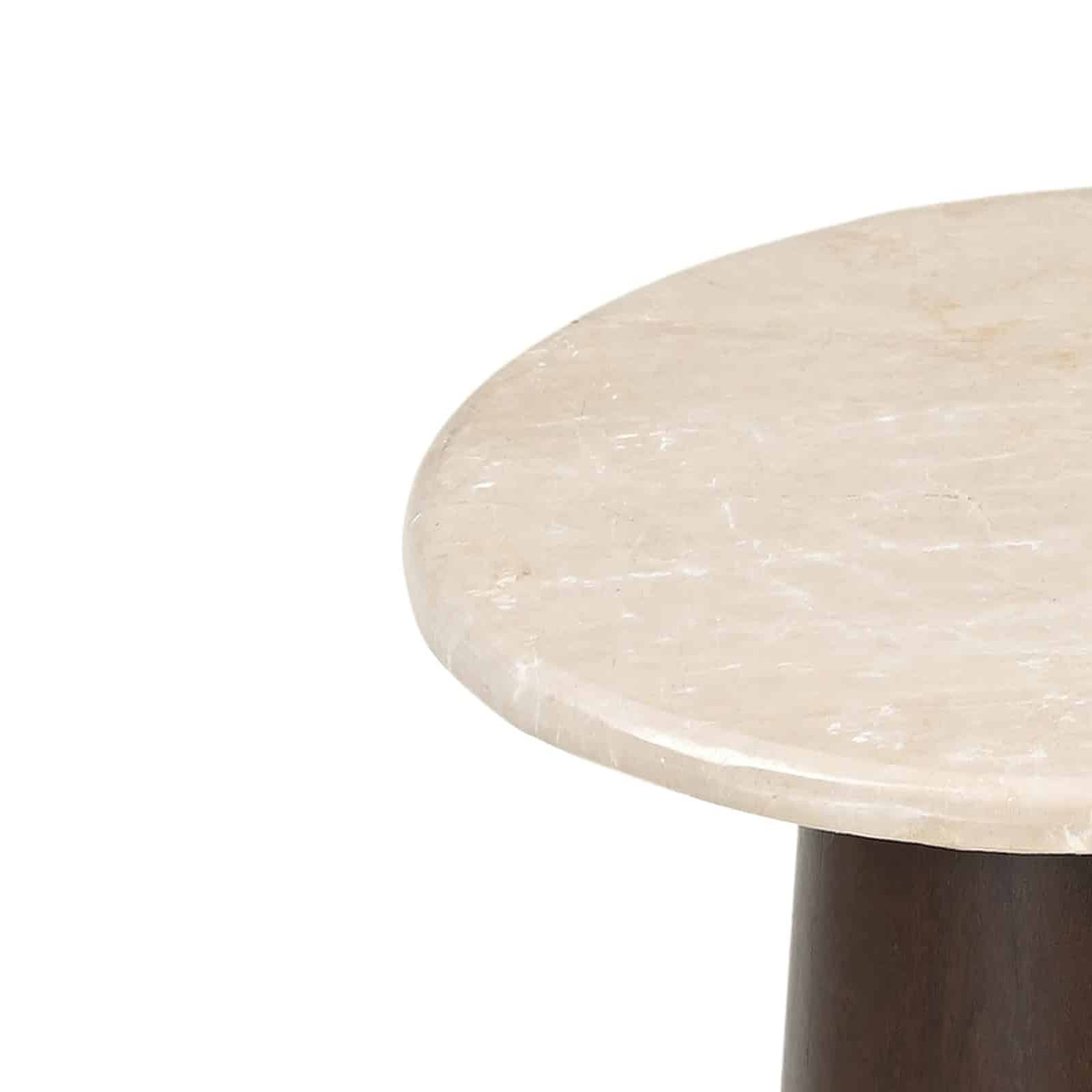 Livingfurn salontafel Brix Bottecino rond 45cm