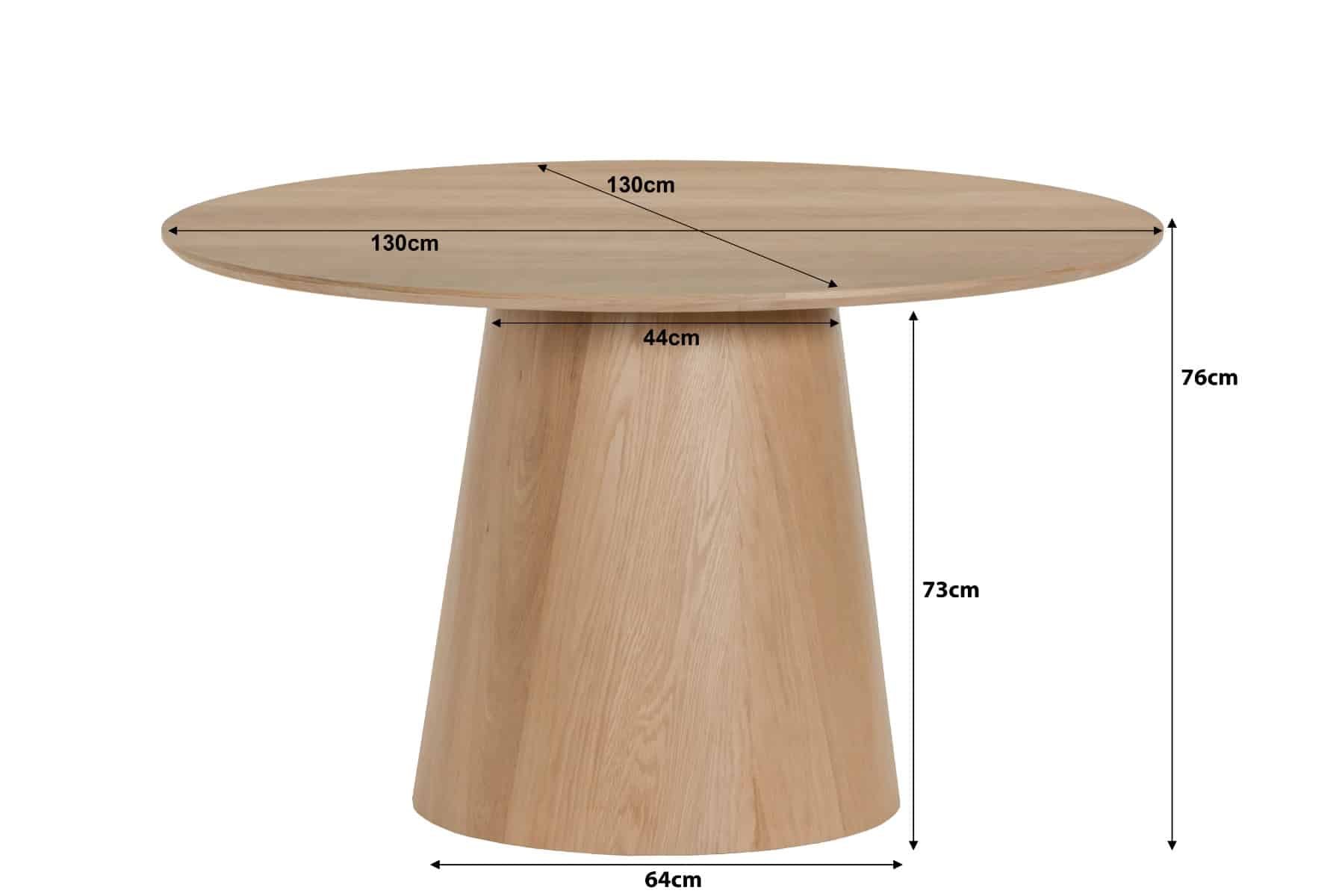 Livingfurn eettafel Novero 130cm rond