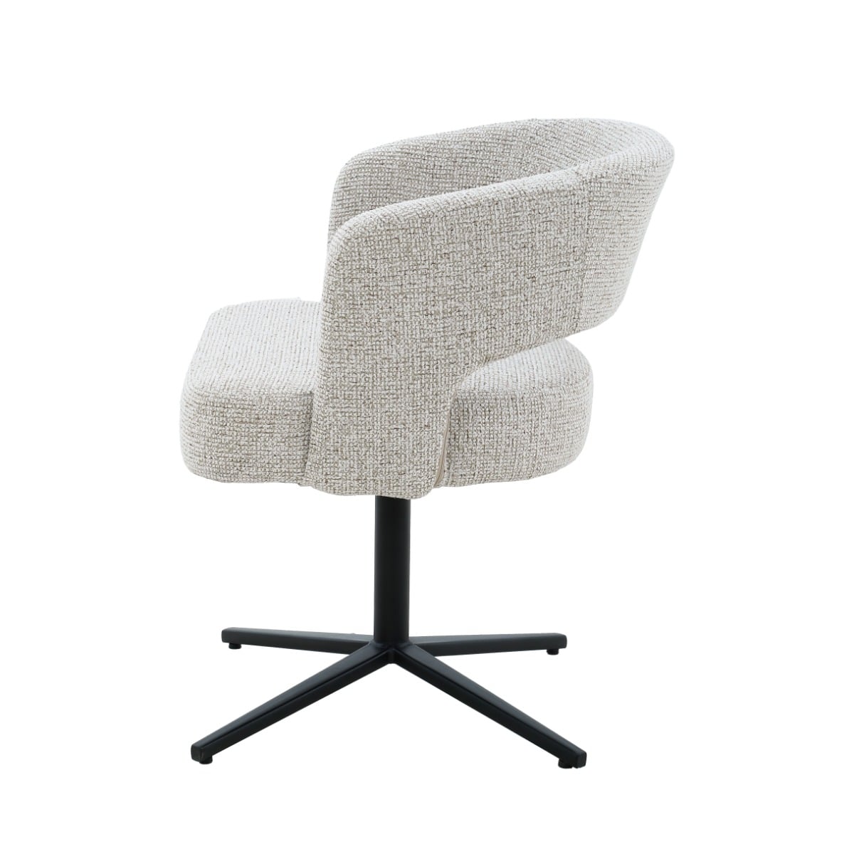 Livingfurn eetkamerstoel Isabel draaibaar beige