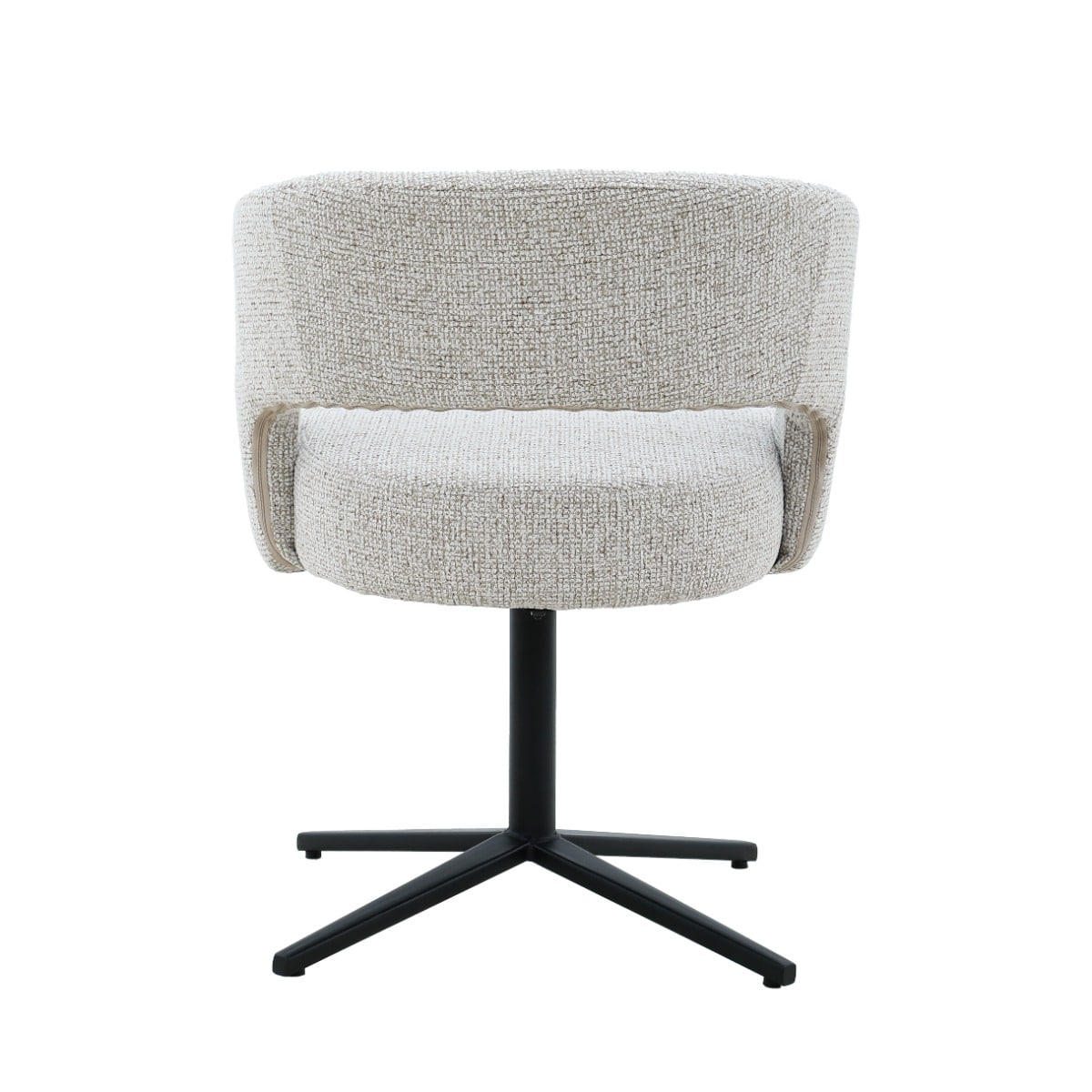 Livingfurn eetkamerstoel Isabel draaibaar beige
