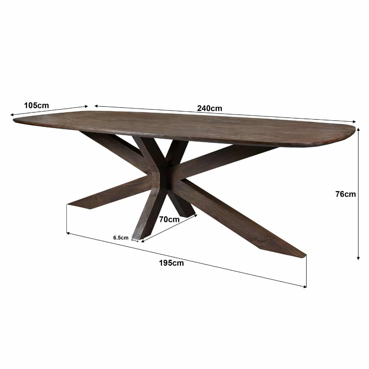 Livingfurn eettafel Lissabon 240cm