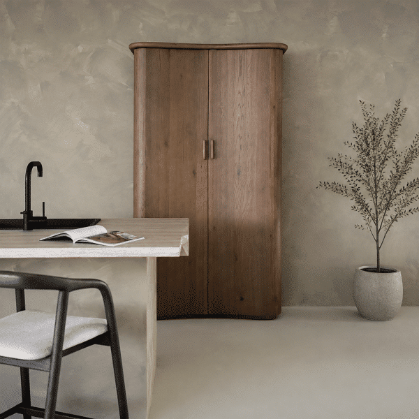 Eleonora opbergkast Josh 120x50x210 cm eiken bruin