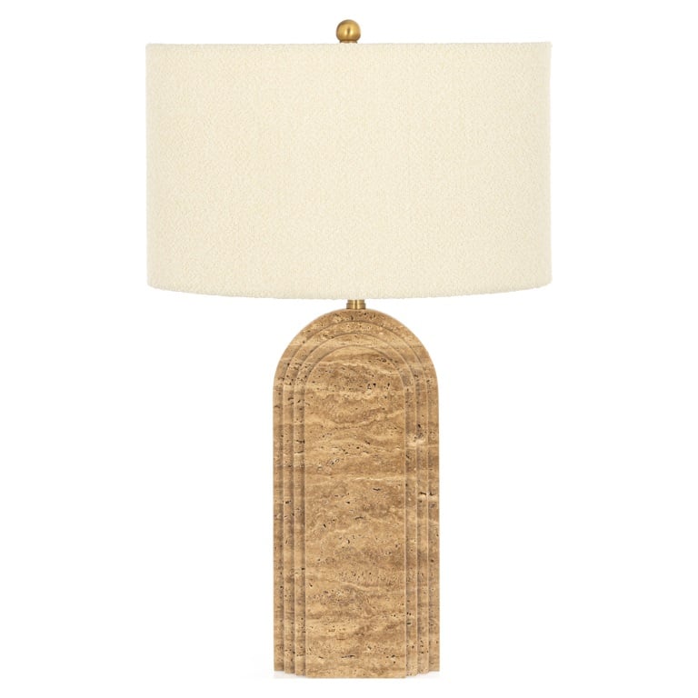 Richmond Interiors tafellamp 44x30,5x70,5 cm Nila marmer