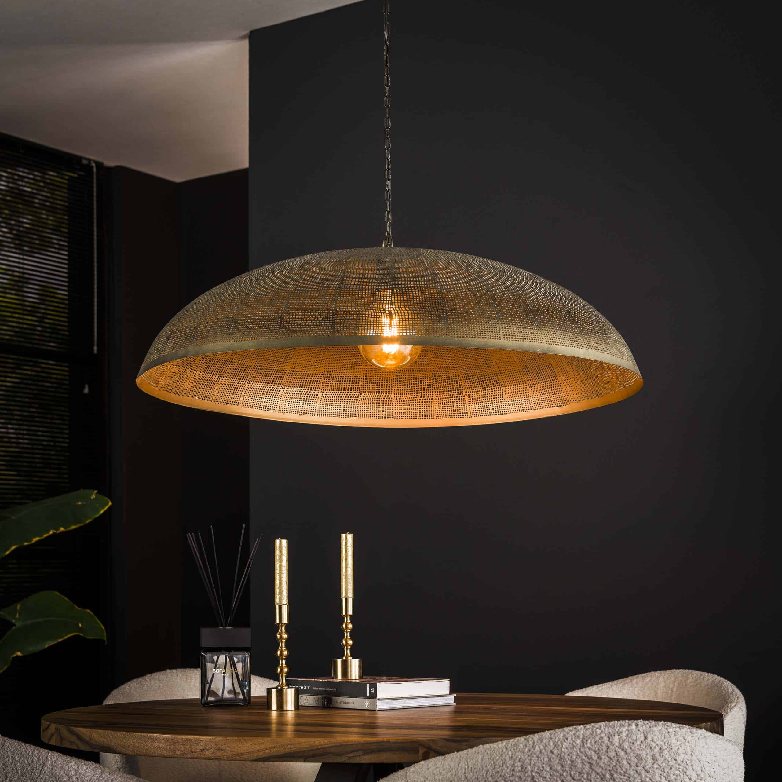 Hanglamp Cosmic 1-lichts Ø90cm / Antiek brons