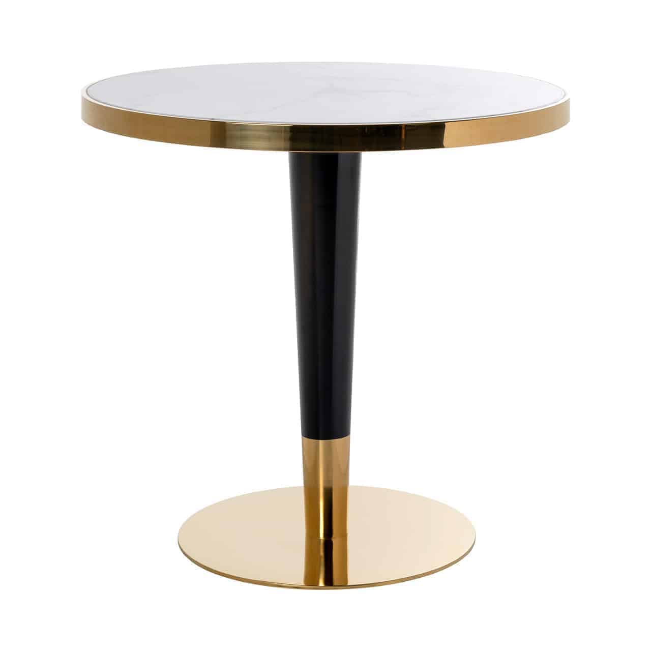 Richmond Interiors eettafel rond Osteria 80x80x75 cm marmer
