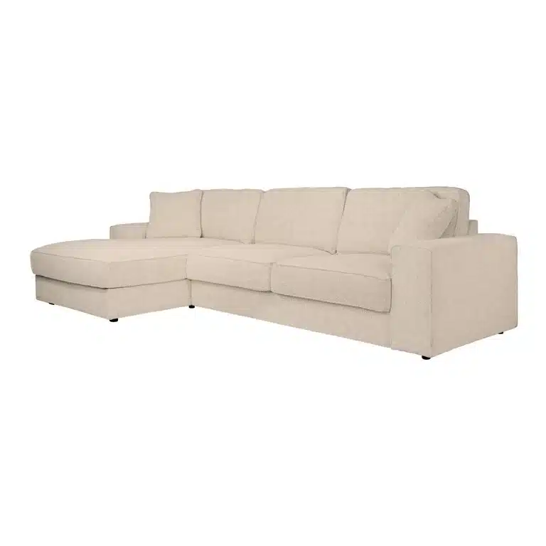 Richmond Interiors loungebank Santos  lounge links + 2,5 zits beige