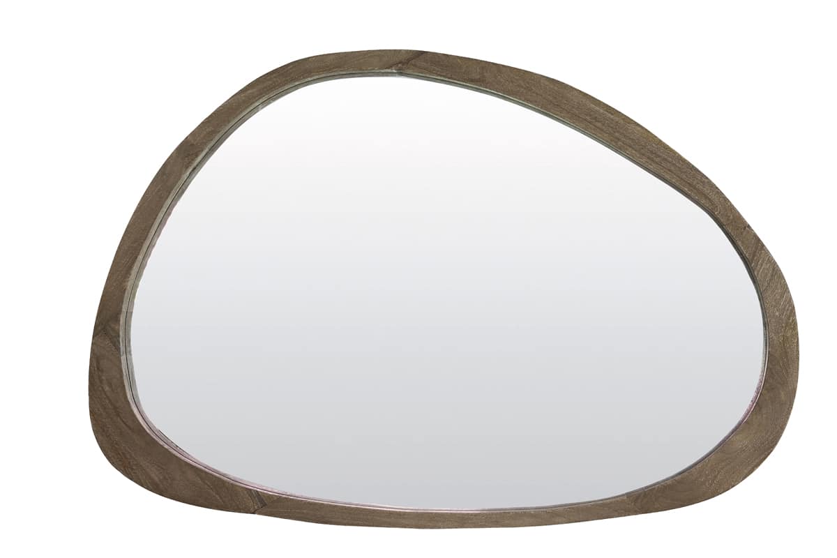 Light & Living spiegel 120x5x80 cm Sonora mat donker bruin