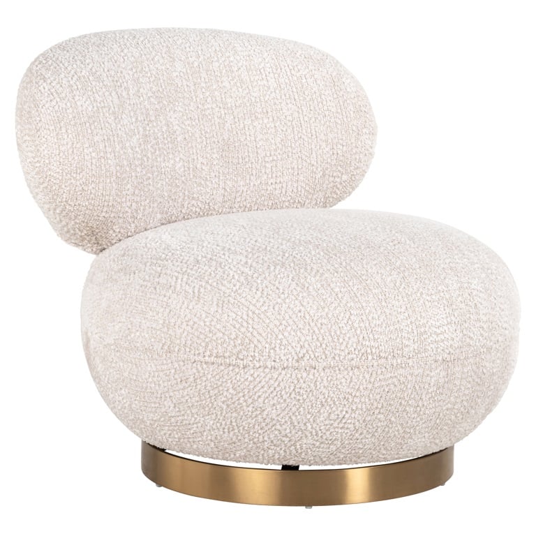 Richmond Interiors draaifauteuil Jace creme