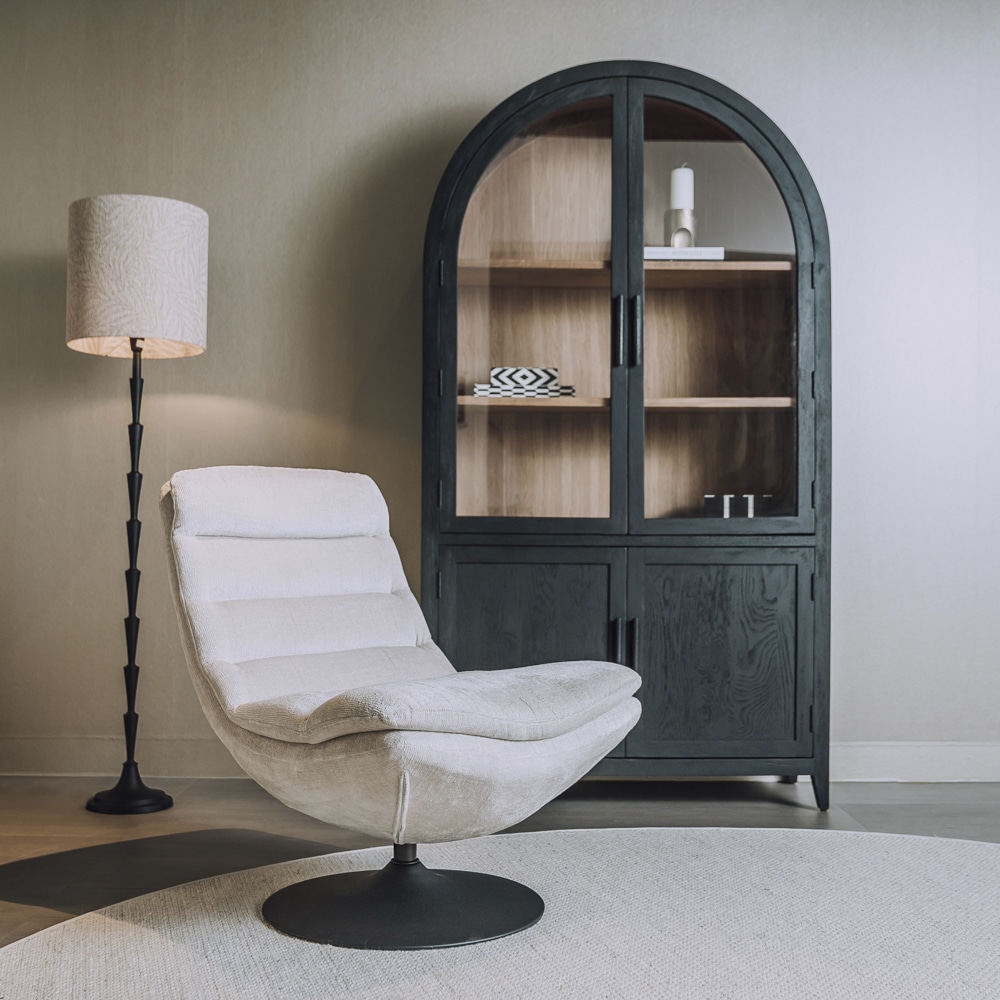 Tower Living fauteuil Marano draaibaar wit