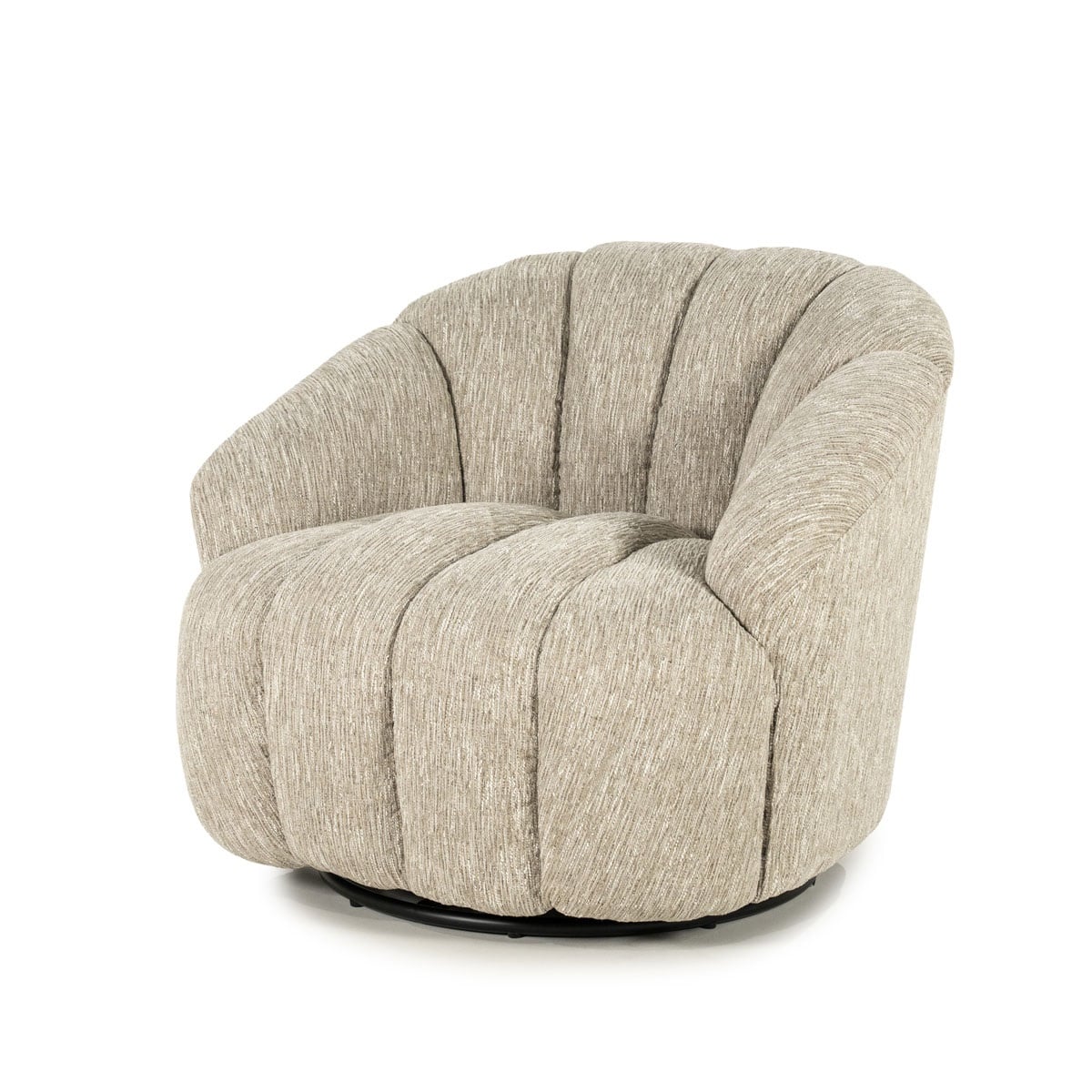By-Boo draaifauteuil Sogno met arm taupe