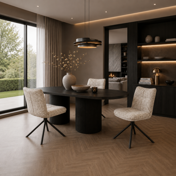 By-Boo eetkamerstoel Ferre beige