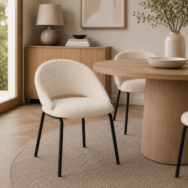 By-Boo eetkamerstoel Nido beige (set van 2)