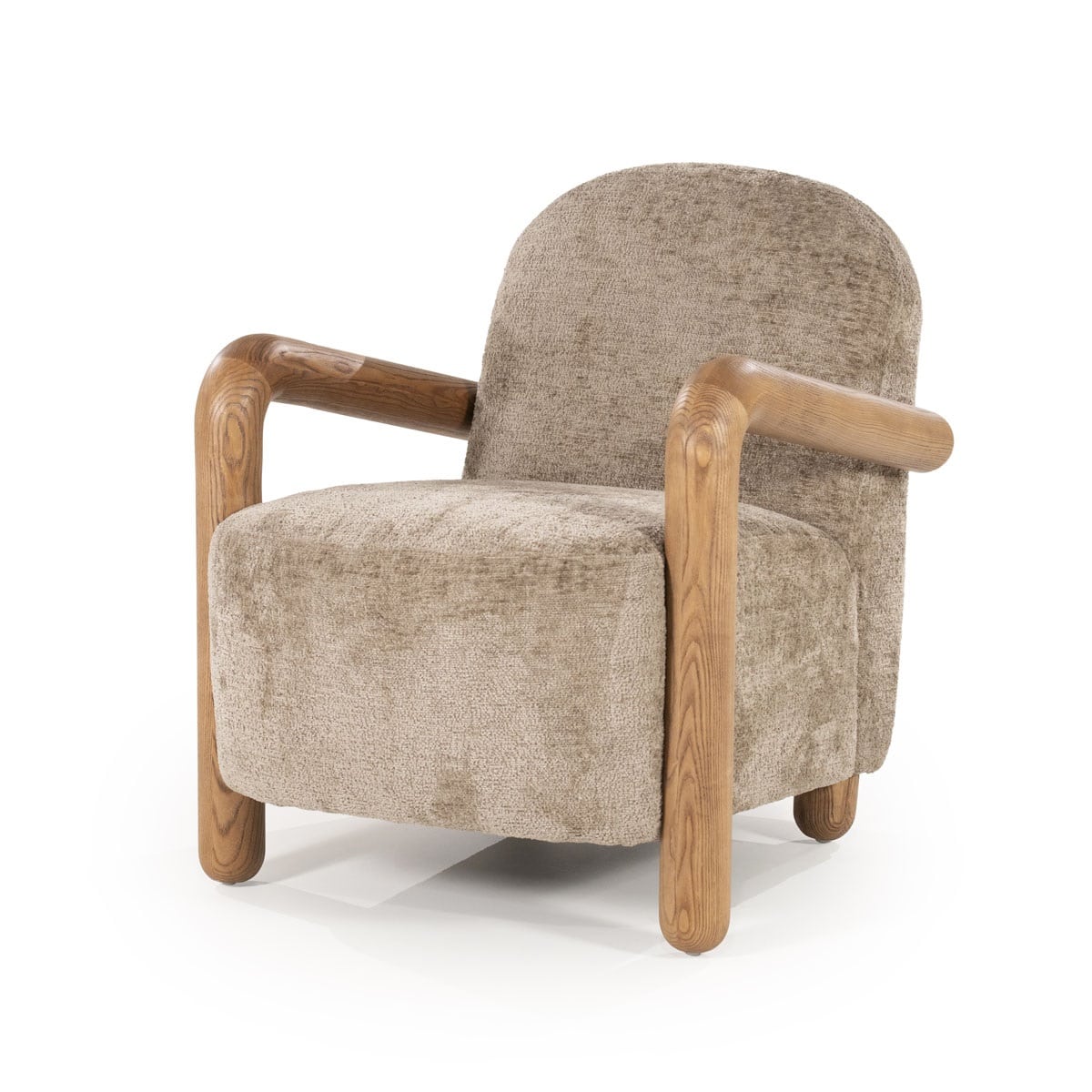 By-Boo fauteuil Retrova met arm taupe