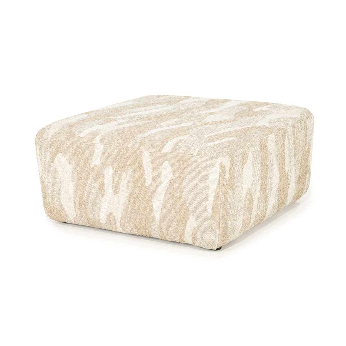 By-Boo poef Rytm groot beige