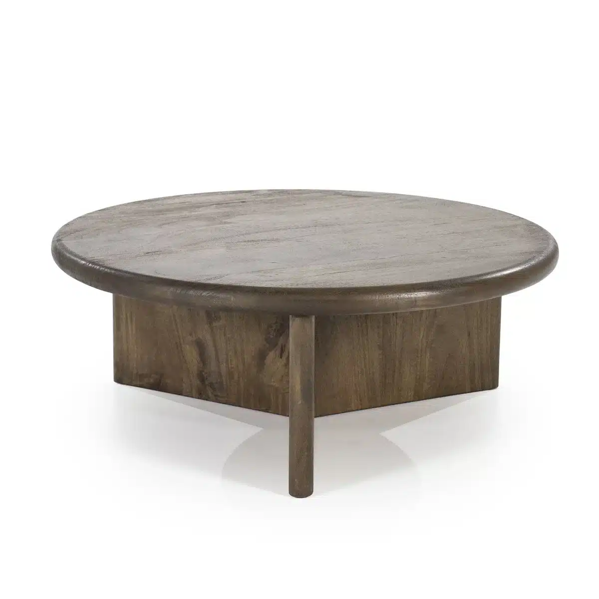 By-Boo salontafel Leoti 80x80x30 cm groot bruin mangohout