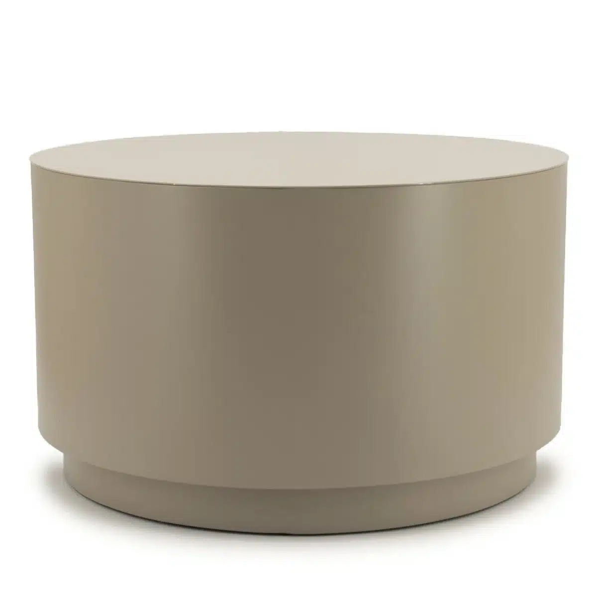 By-Boo salontafel Mesita 60x60x35 cm metaal taupe