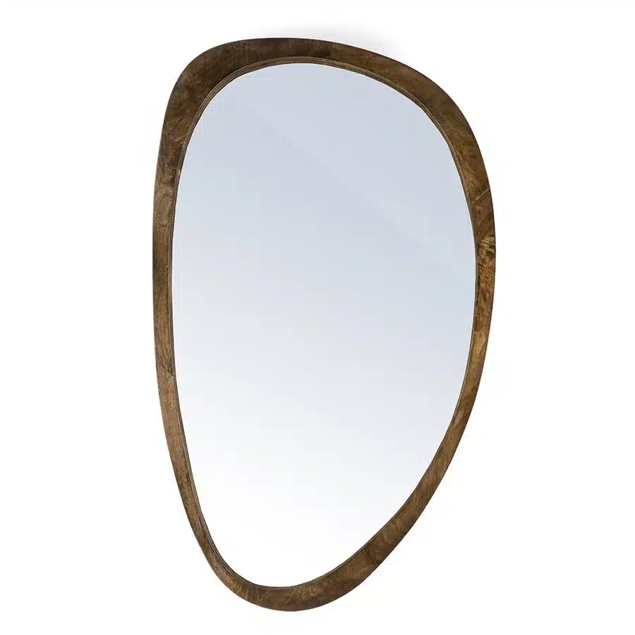 By-Boo spiegel Plecto 70x5x120 cm bruin