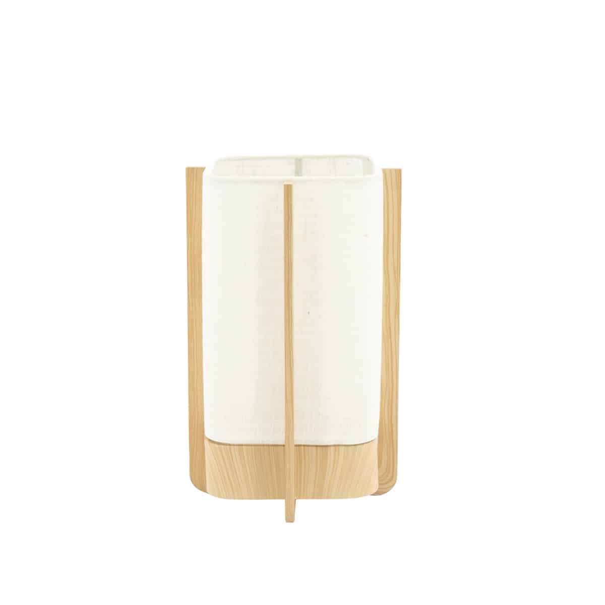 By-Boo tafellamp 20x20x31,5 cm Aterlier naturel linnen