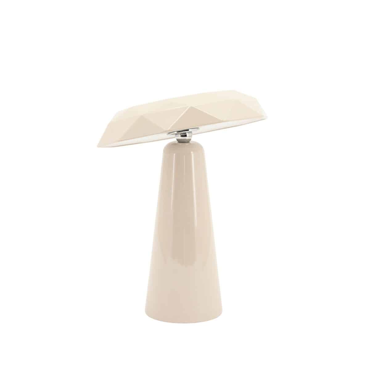 By-Boo tafellamp 21x21x27 cm Blocci beige