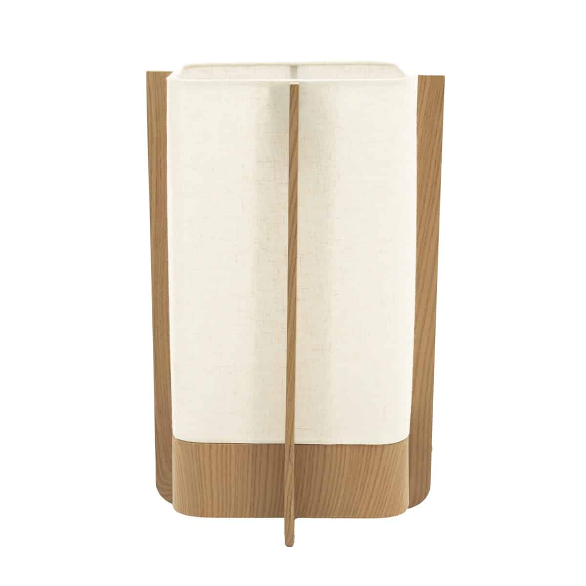 By-Boo tafellamp 27x27x42,5 cm Aterlier bruin linnen