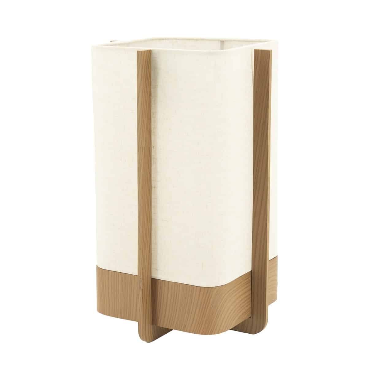 By-Boo tafellamp 27x27x42,5 cm Aterlier bruin linnen