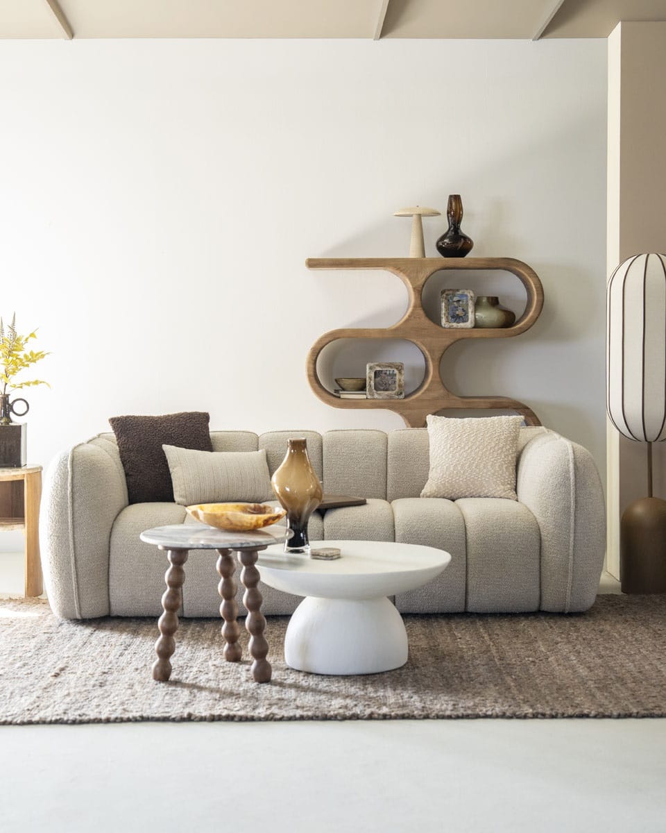 By-Boo wandkast Esu 120x31x150 cm mangohout