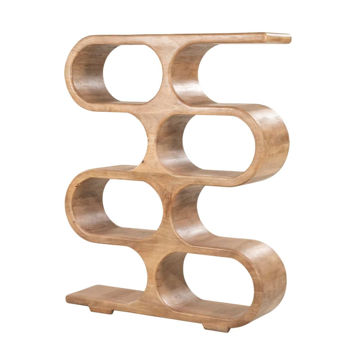 By-Boo wandkast Esu 120x31x150 cm mangohout