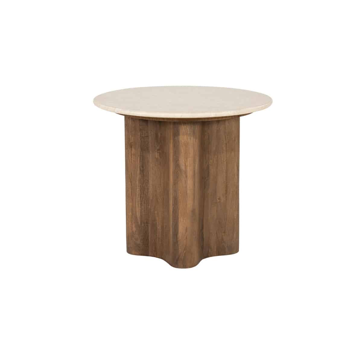 Eleonora bijzettafel Bodhi 50x50x45 cm marmer