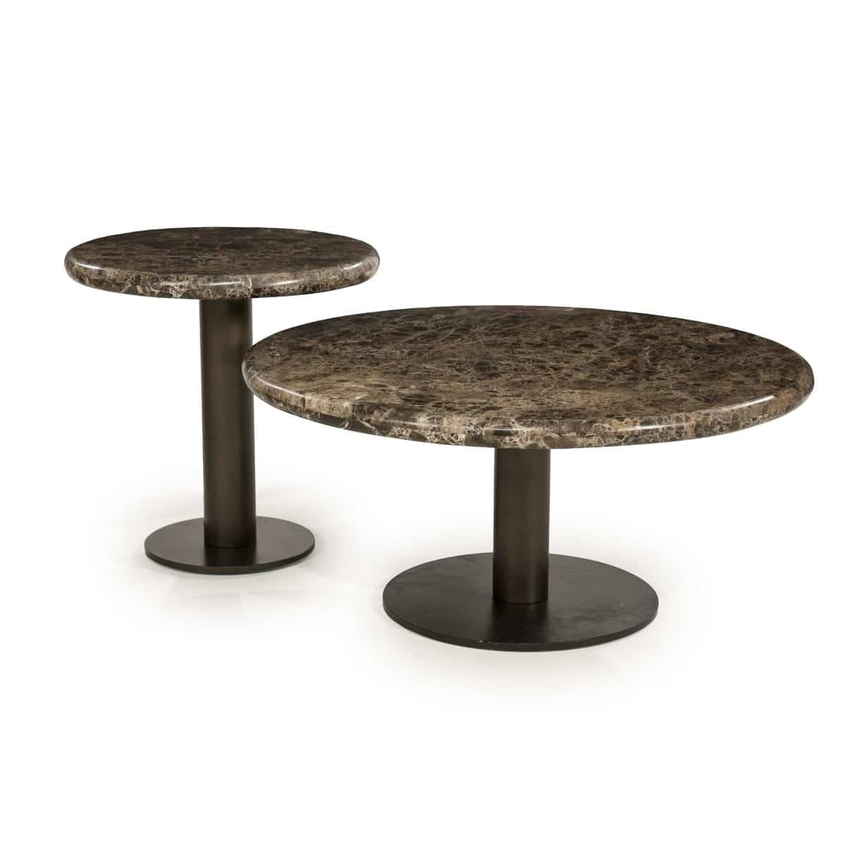 Eleonora bijzettafel Luigi 45x45x44 cm marmer