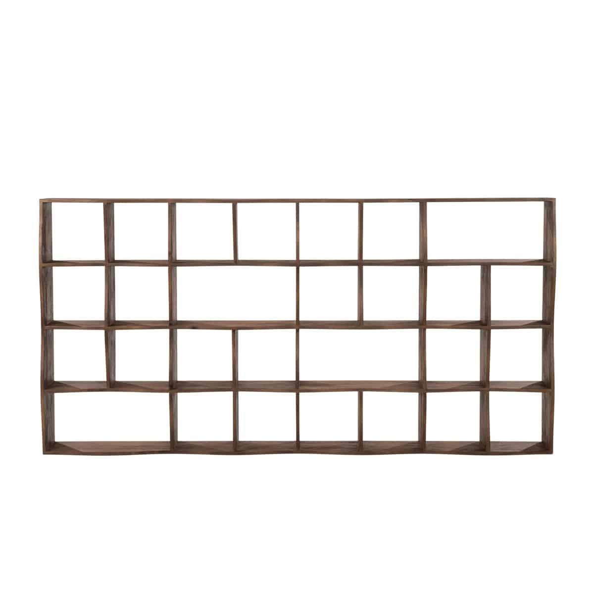 Eleonora boekenkast Ozzy 120x30x240 cm mangohout