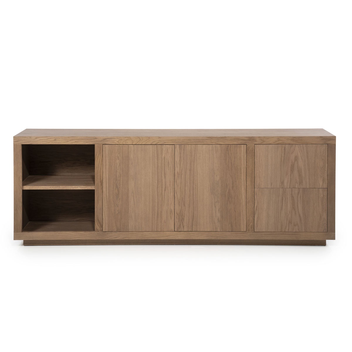 Eleonora dressoir Helsinki 200x42x70 cm eiken lichtbruin