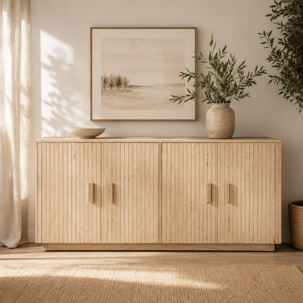 Eleonora dressoir Rosenborg 175x45,4x75 cm eiken