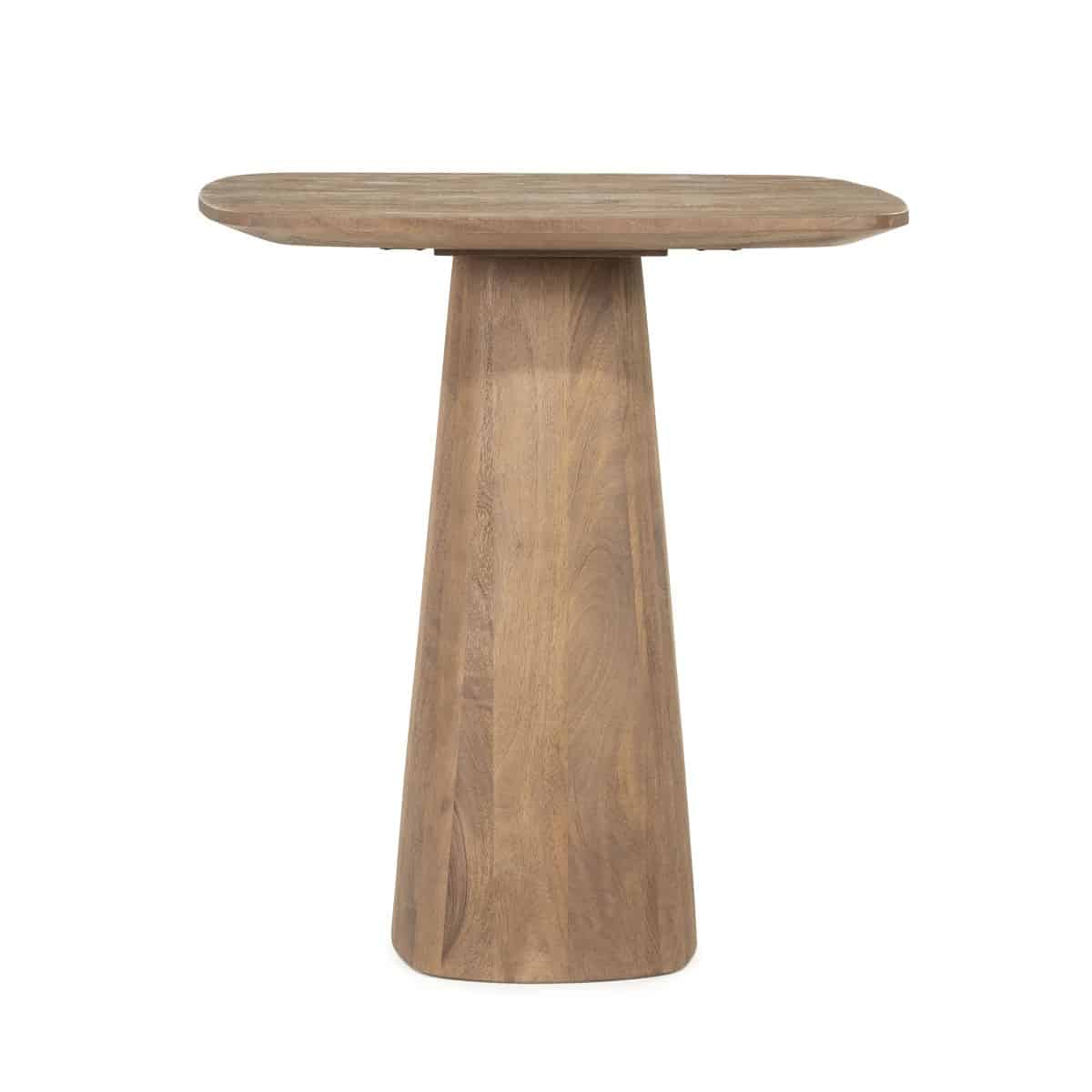 Eleonora bartafel Aron 80x80x90 cm lichtbruin mangohout