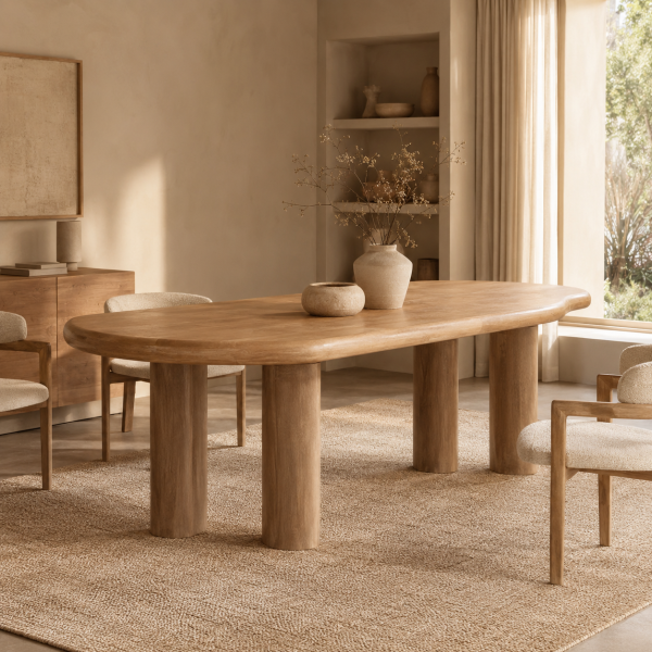 Eleonora eettafel Nigel 250x110x76 cm mangohout