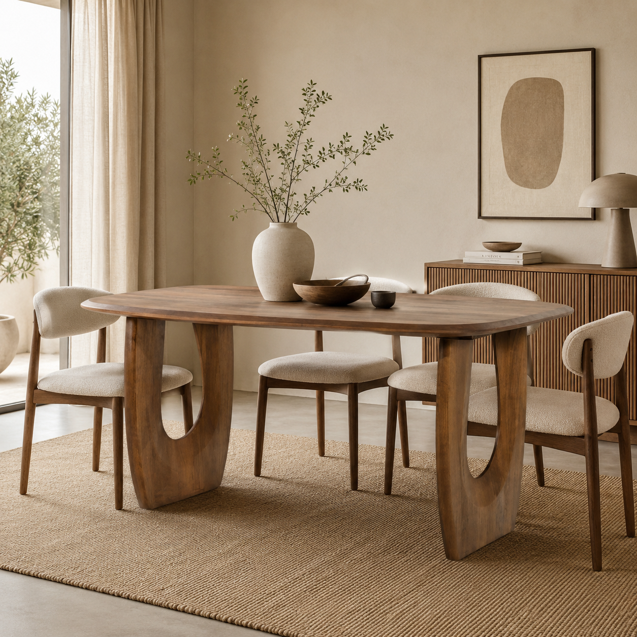 Eleonora eettafel Phoebe 170x110x76 cm mangohout