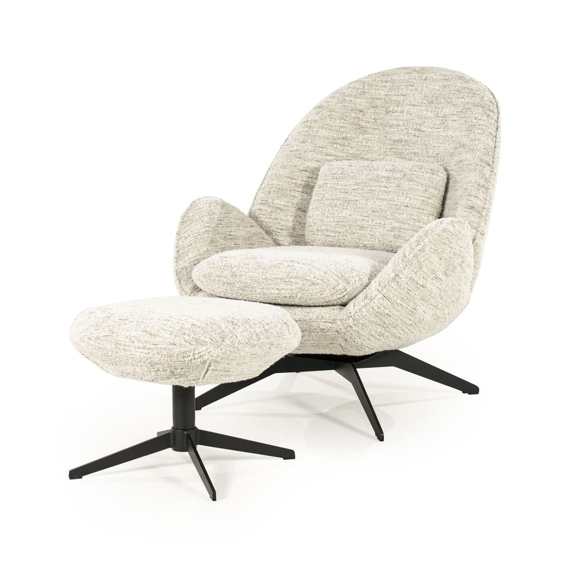 Eleonora fauteuil Ryan met arm beige