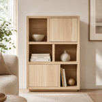 Eleonora opbergkast Helsinki 120x42x170 cm eiken naturel