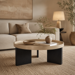 Eleonora salontafel Mayson 90x90x35 cm beige