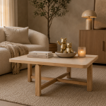 Eleonora salontafel Vidar 80x80x37 cm travertin