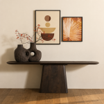 Eleonora sidetable Aron 180x40x75 cm mangohout bruin