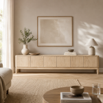Eleonora tv meubel Harvey 220x40x50 cm eiken