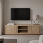 Eleonora tv meubel Helsinki 160x42x45 cm eiken lichtbruin