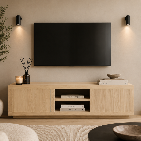 Eleonora tv meubel Helsinki 160x42x45 cm eiken naturel