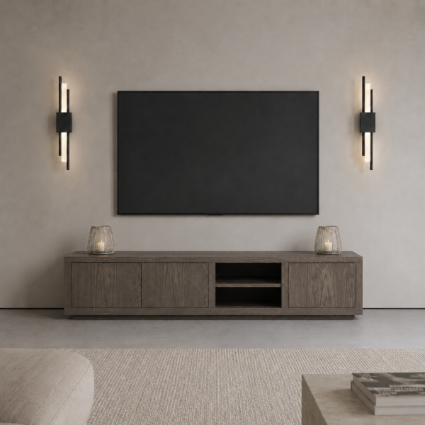 Eleonora tv meubel Helsinki 160x42x45 cm eiken bruin
