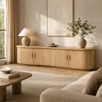 Eleonora tv meubel Josh 180x42x43 cm eiken naturel